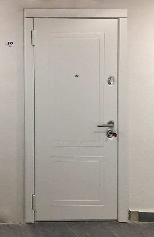 Входная дверь в квартиру 538АР1 вид снаружи